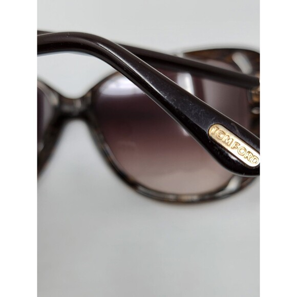 Tom Ford Linda TF 324 50F Brown Tortoise Butterfly Sunglasses 59-14 135